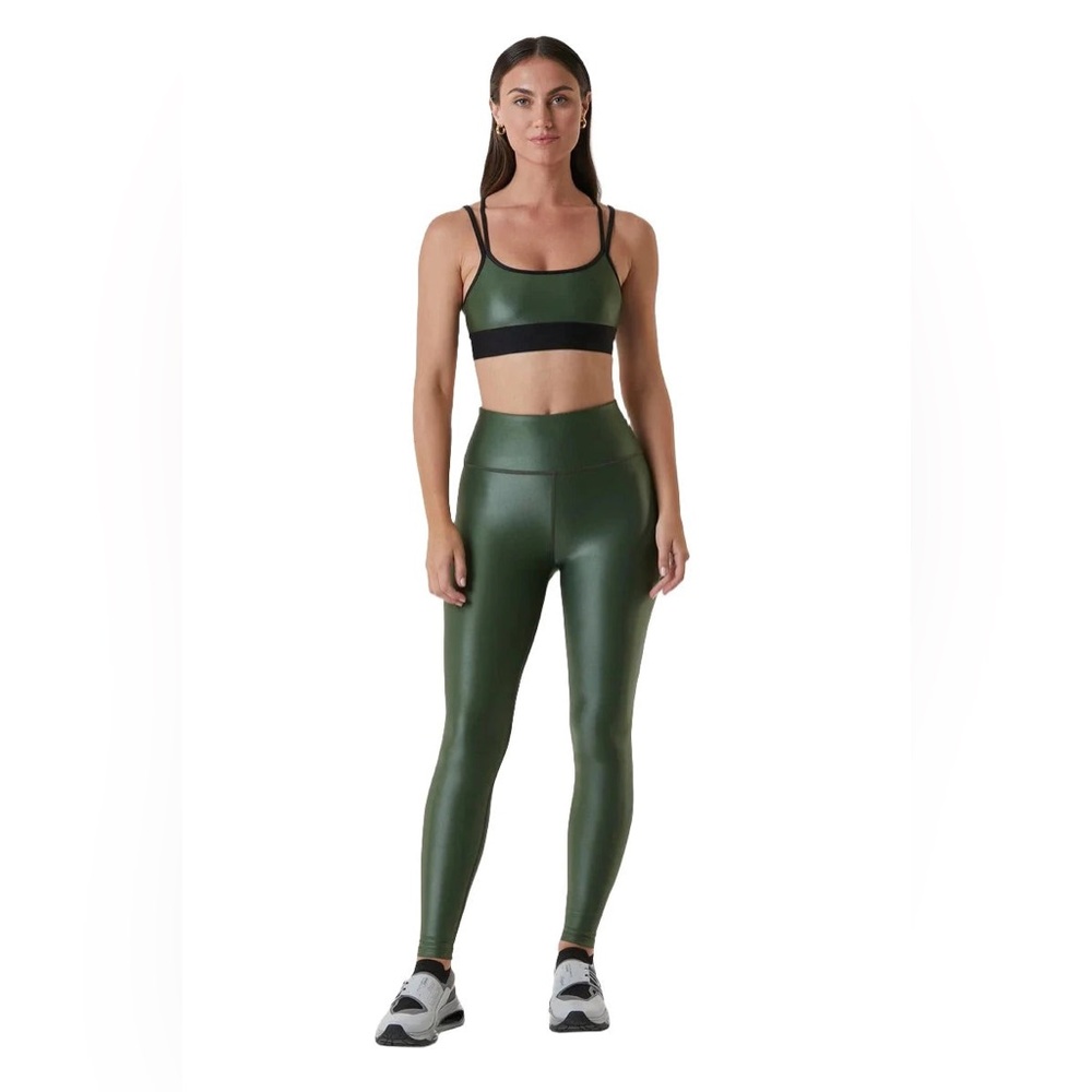 Noli Green Liquid Leggings - size XL